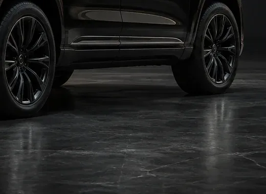 The 20-inch wheel and arch